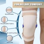 Elastic Compression Knee Brace with Hinges